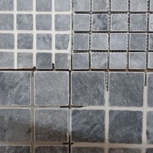 Mozaiek donker hardsteen 2.3×2.3