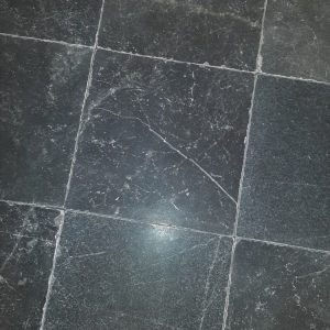 Zwart marmer 30.5x30.5x1 getrommeld