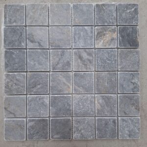 Mozaiek donker hardsteen 4.8×4.8
