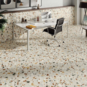 Crisp XL Beige terrazzo 60x60 rett