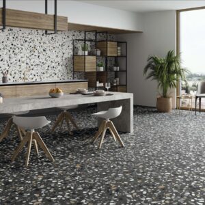 Crisp XL Grafite terrazzo 60x60 rett