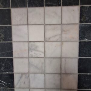 Wit marmer anticato 10x10x1 vloer/wandtegel