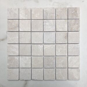 Mozaiek Botticino beige marmer 4.8×4.8