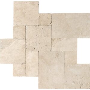 Beige light anticato travertin Jumbo Patternx1.2cm