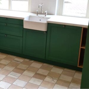 Boticinno en wit marmer anticato  20x20x1cm vloer / wandtegel dambord