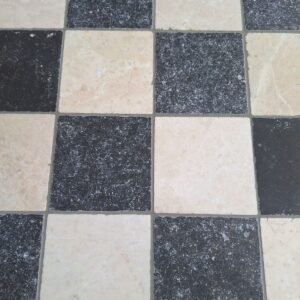 Beige marmer en belgisch hardsteen anticato 15x15x1cm vloer / wandtegel