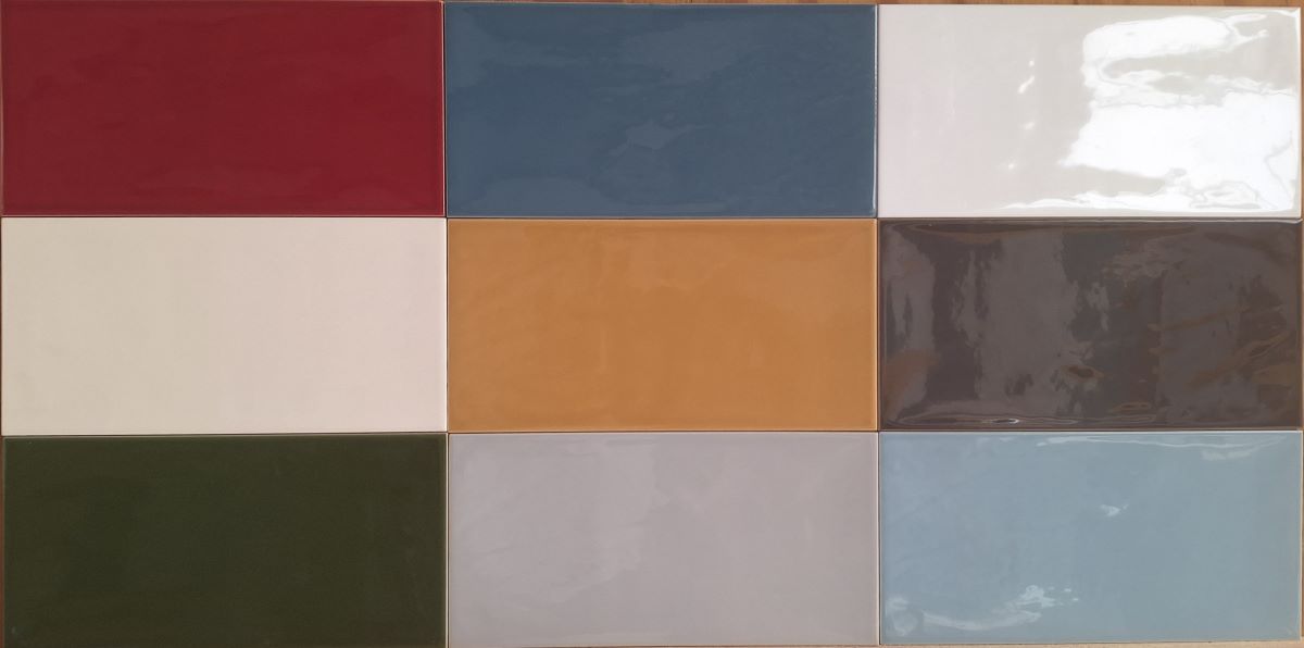 Jabo Atmosphere Mix wandtegel 12.5x25cm vintage