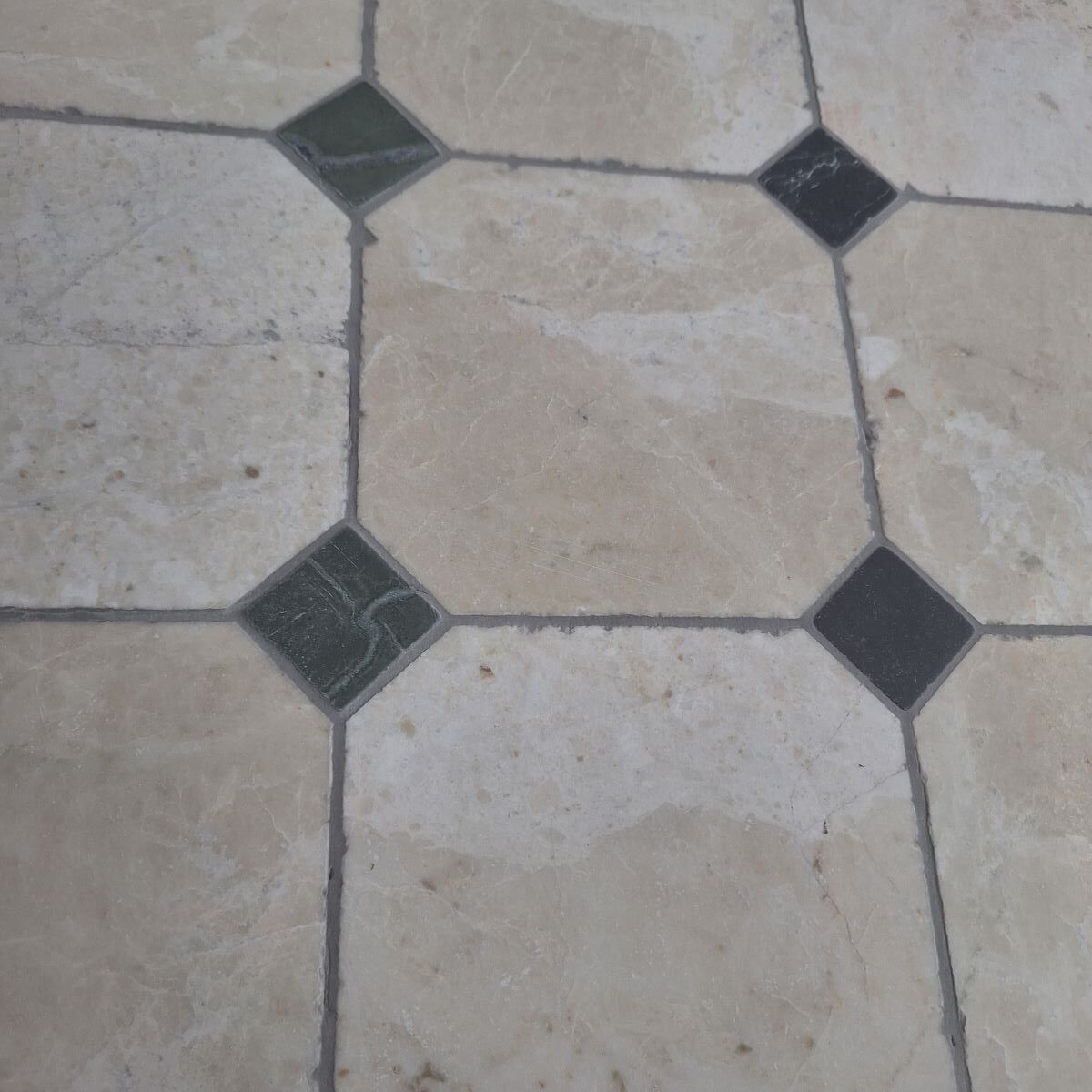 Beige Light marmer 20x20x1 / 4.8x4.8x1 octagon vloer/wandtegel