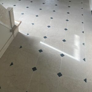 Olympos beige marmer 30.5x30.5x1 / 4.8x4.8x1 octagon vloer/wandtegel