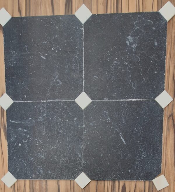 Botticinno marmer 30.5x30.5x1 / 4.8x4.8x1 octagon vloer/wandtegel - Afbeelding 3