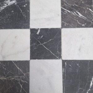 Wit en Torros marmer anticato  20x20x1cm vloer / wandtegel