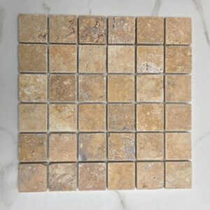 Mozaiek Gold Travertin 4.8x4.8